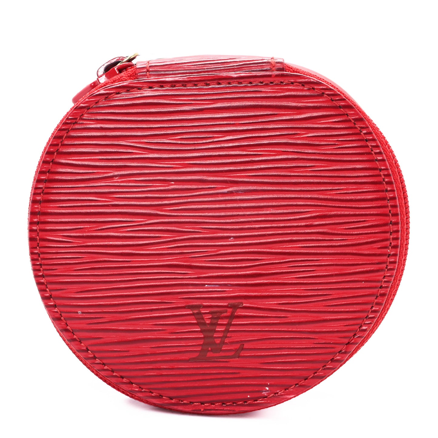 Epi Ecrin Bijoux 10cm Jewelry Box Case Red
