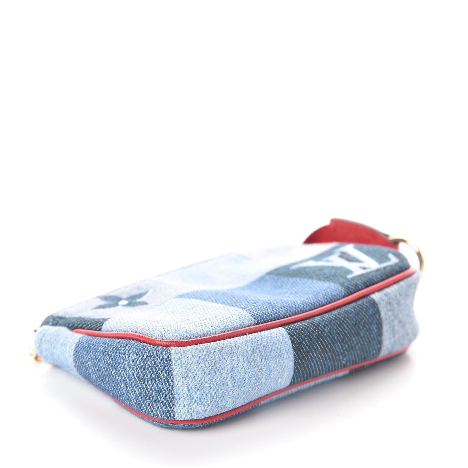 Louis Vuitton Denim Micro Pochette Accessories Denim Rouge 4 of 7