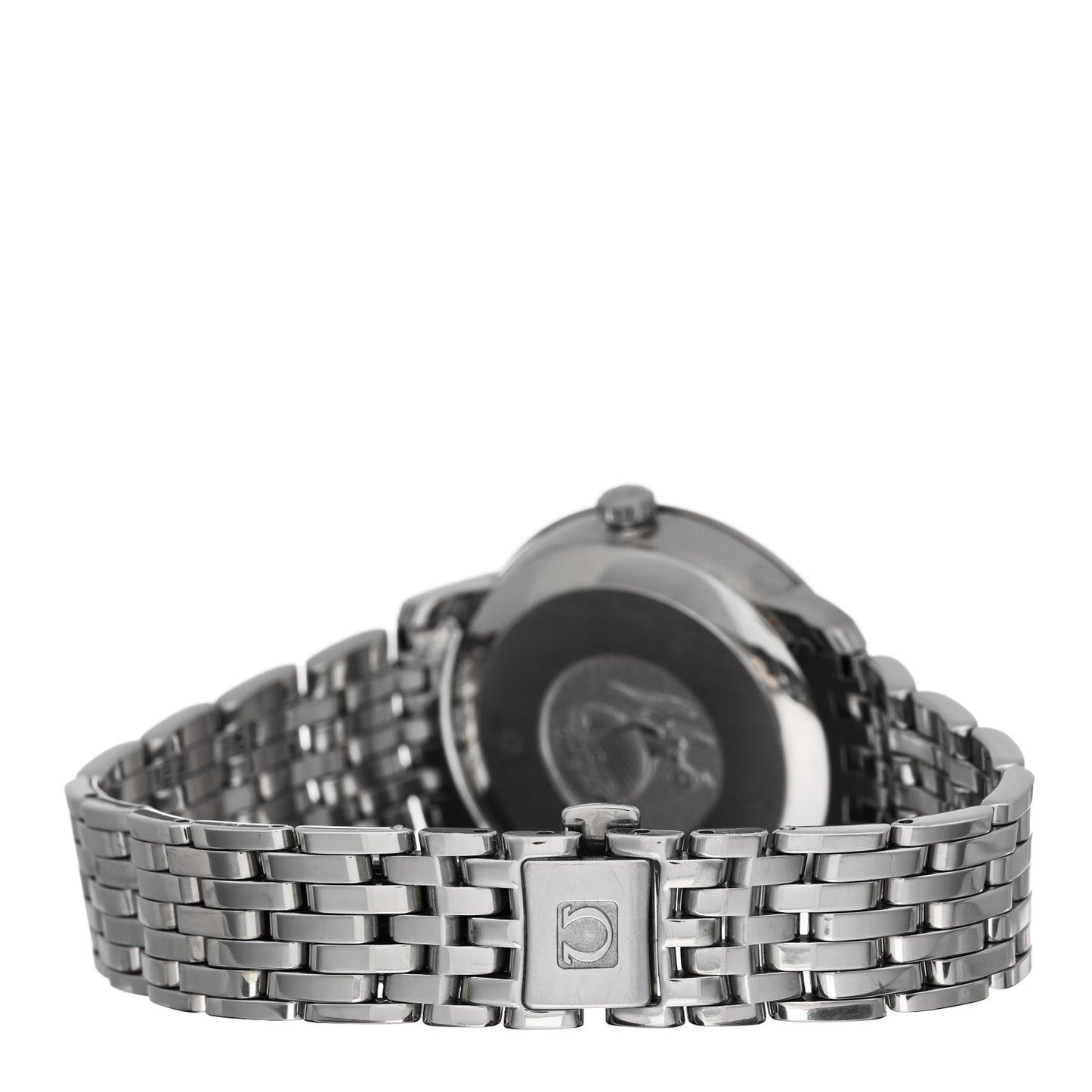 Stainless Steel Diamond Blue Mother of Pearl 33mm De Ville Prestige Automatic Watch 424.10.33.20.57.001