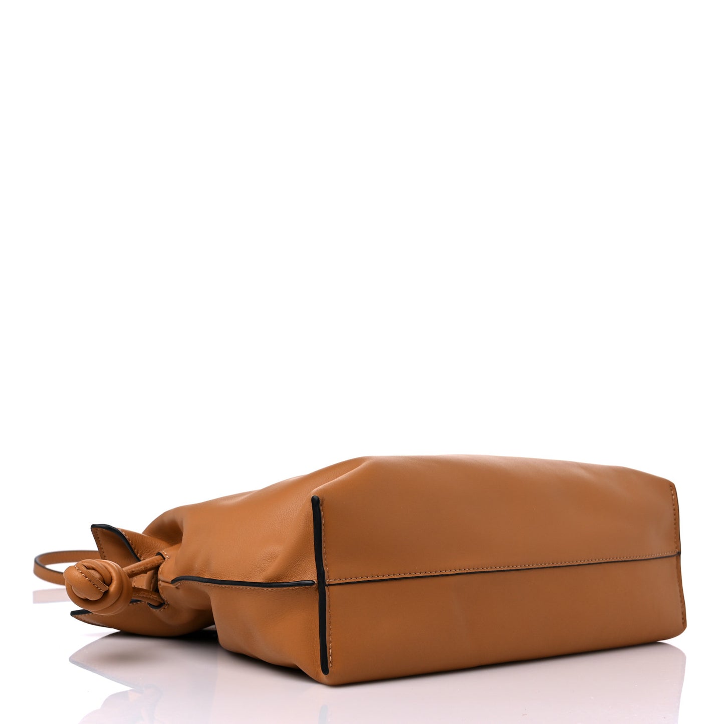 Nappa Medium Flamenco Knot Bag Tan
