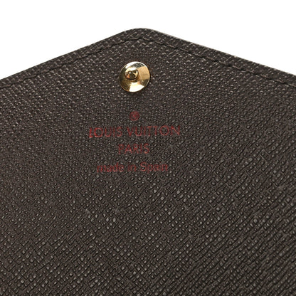 Louis Vuitton Damier Ebene Sarah Wallet NM 6 of 9