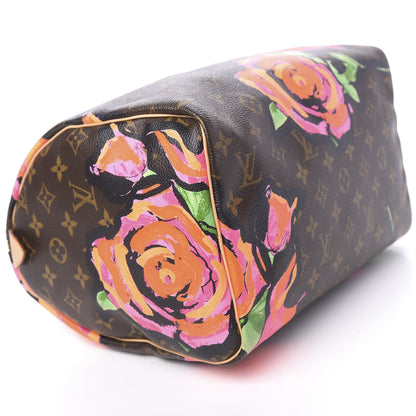 Louis Vuitton Monogram Roses Speedy 30 9 of 10