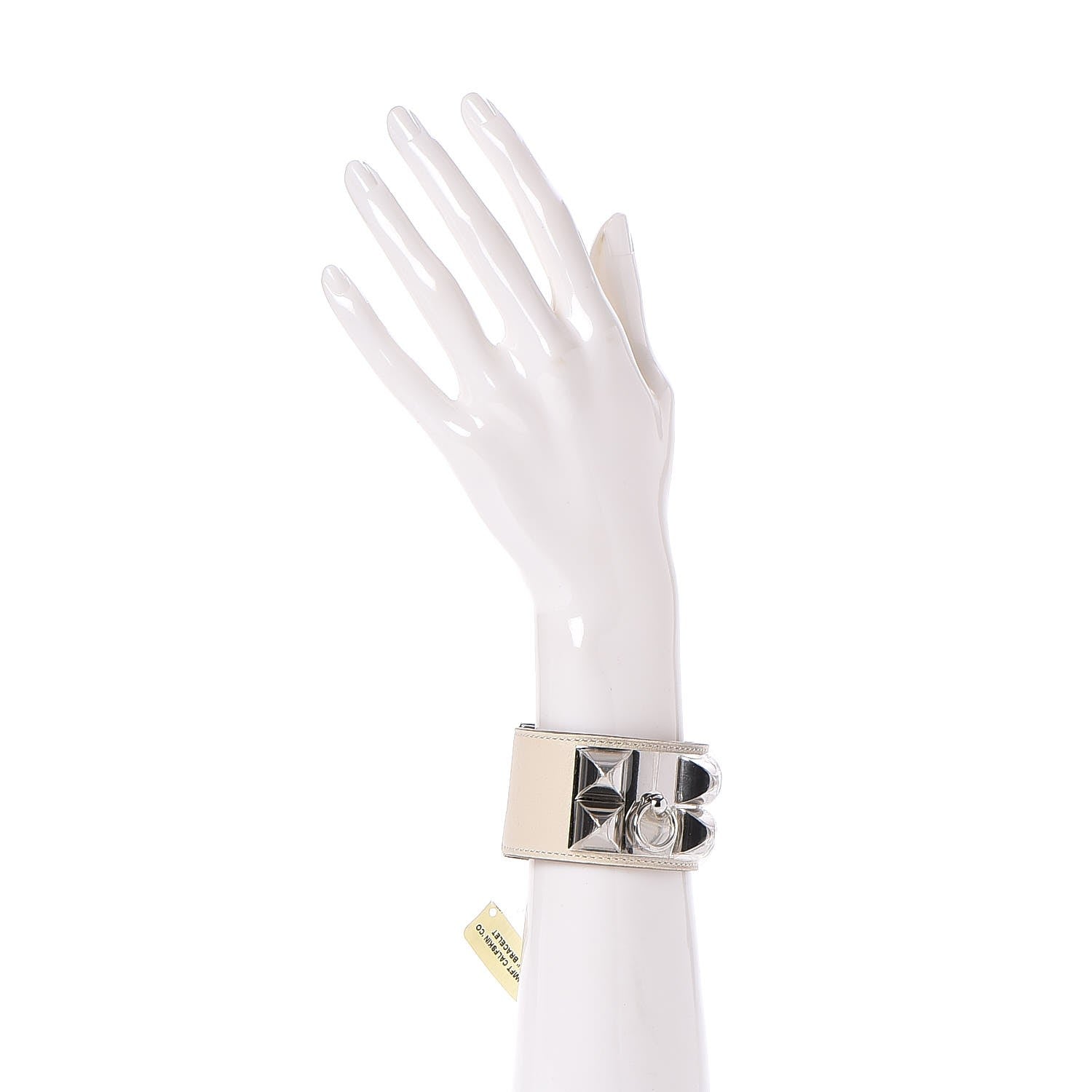 Hermes Swift Collier de Chien CDC Bracelet S Craie 2 of 6