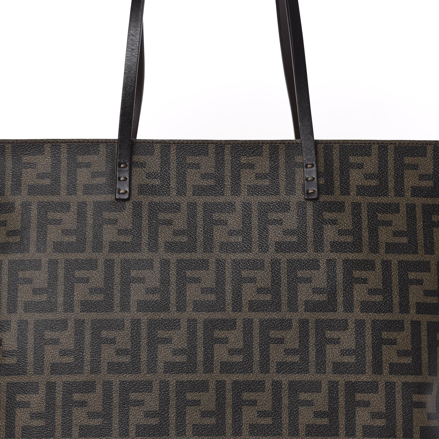 Fendi Zucca Spalmati Small Roll Tote Tobacco Moro 12 of 12