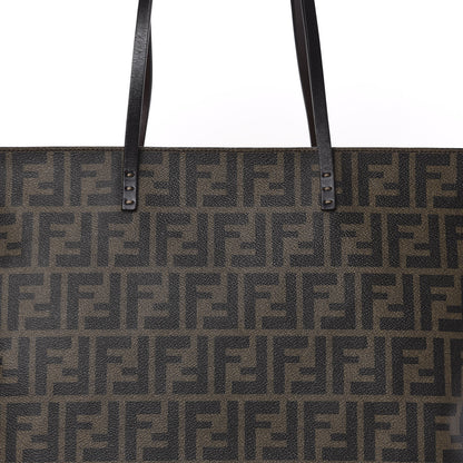Fendi Zucca Spalmati Small Roll Tote Tobacco Moro 12 of 12