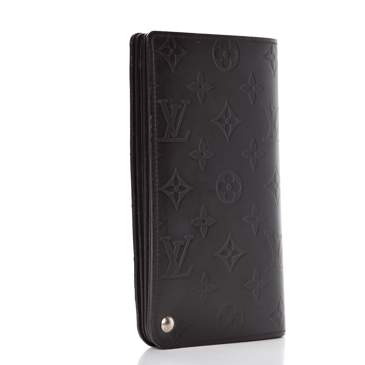 Louis Vuitton Monogram Glace Whist Wallet Cafe Brown 3 of 8