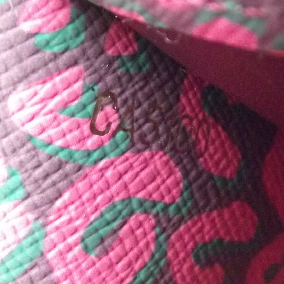 Monogram Leopard Sarah Wallet Rouge Fauviste