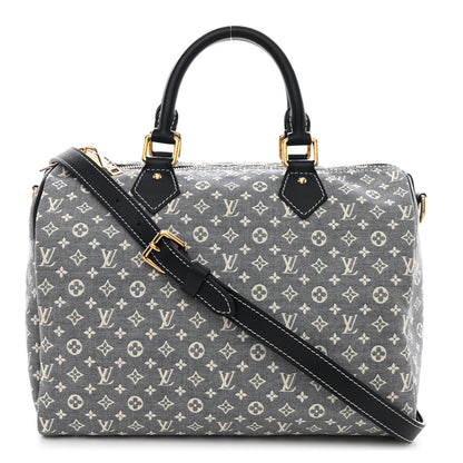Louis Vuitton Monogram Idylle Speedy Bandouliere 30 Encre 1 of 9