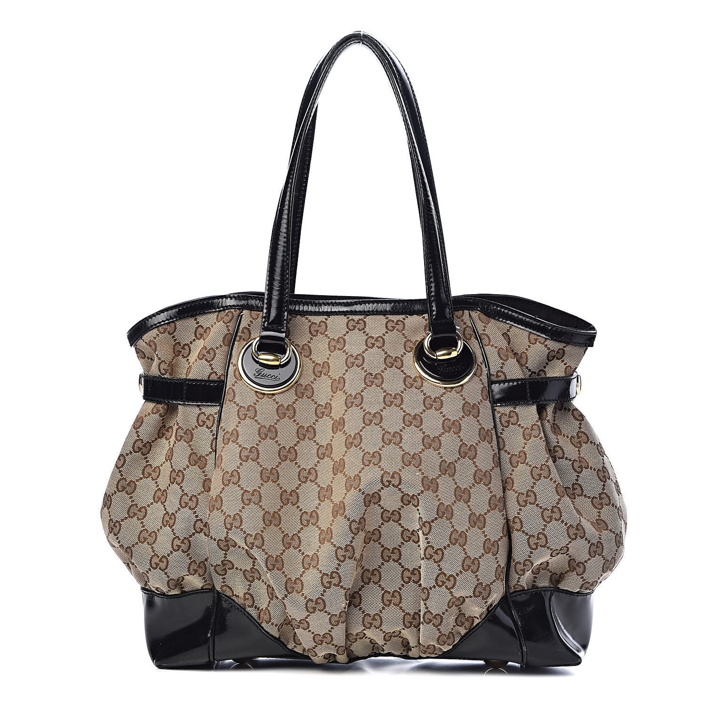 Monogram Full Moon Tote Black