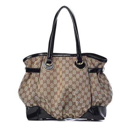 Gucci Monogram Full Moon Tote Black 1 of 27
