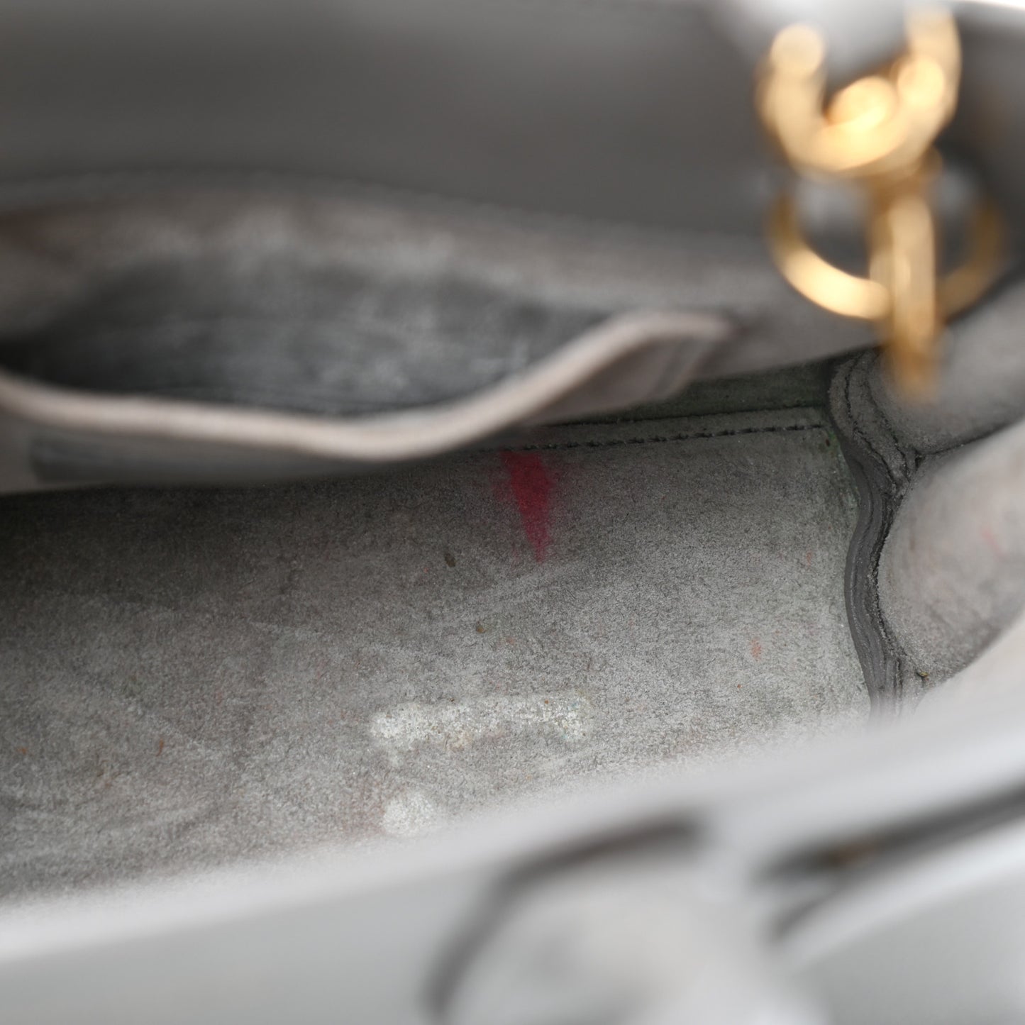 Calfskin Nano Sac De Jour Fog