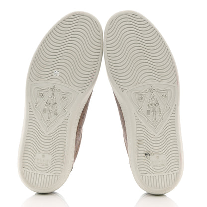 Gucci X DISNEY Mini Vintage GG Supreme Monogram Mickey Mouse Mens Ace Sneakers 6.5 Beige Vintage Sun Oil New Shamarock 5 of 11