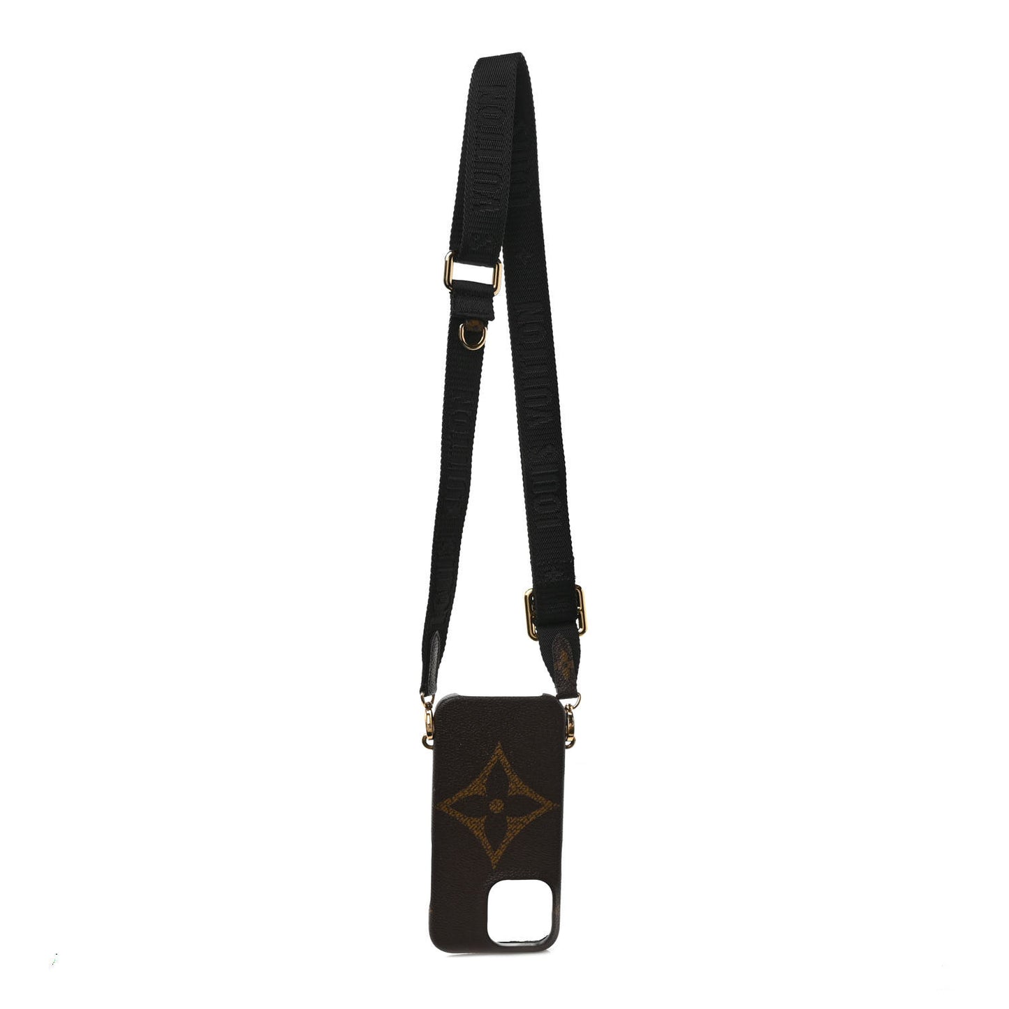 Monogram Bumper On Strap iPhone 13 Black