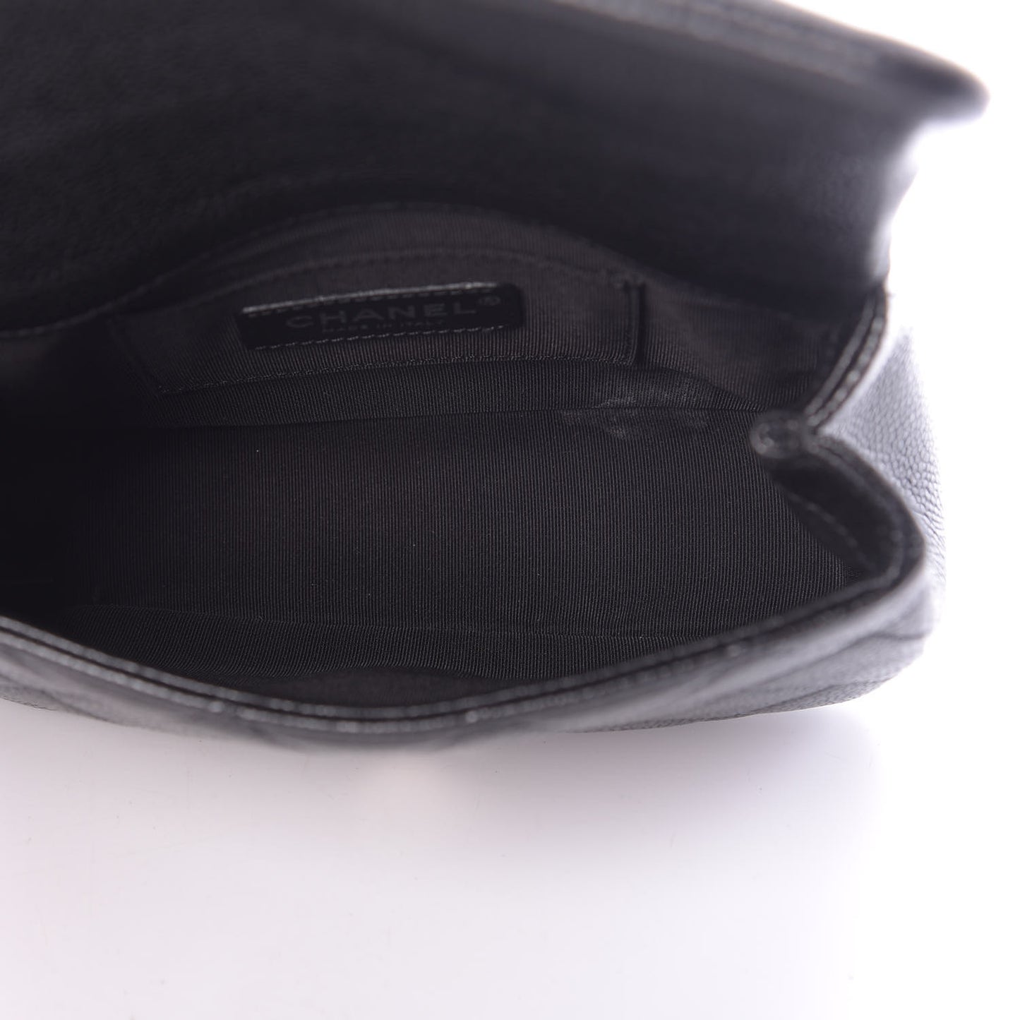 Caviar Quilted Incognito Mini Square Flap Black
