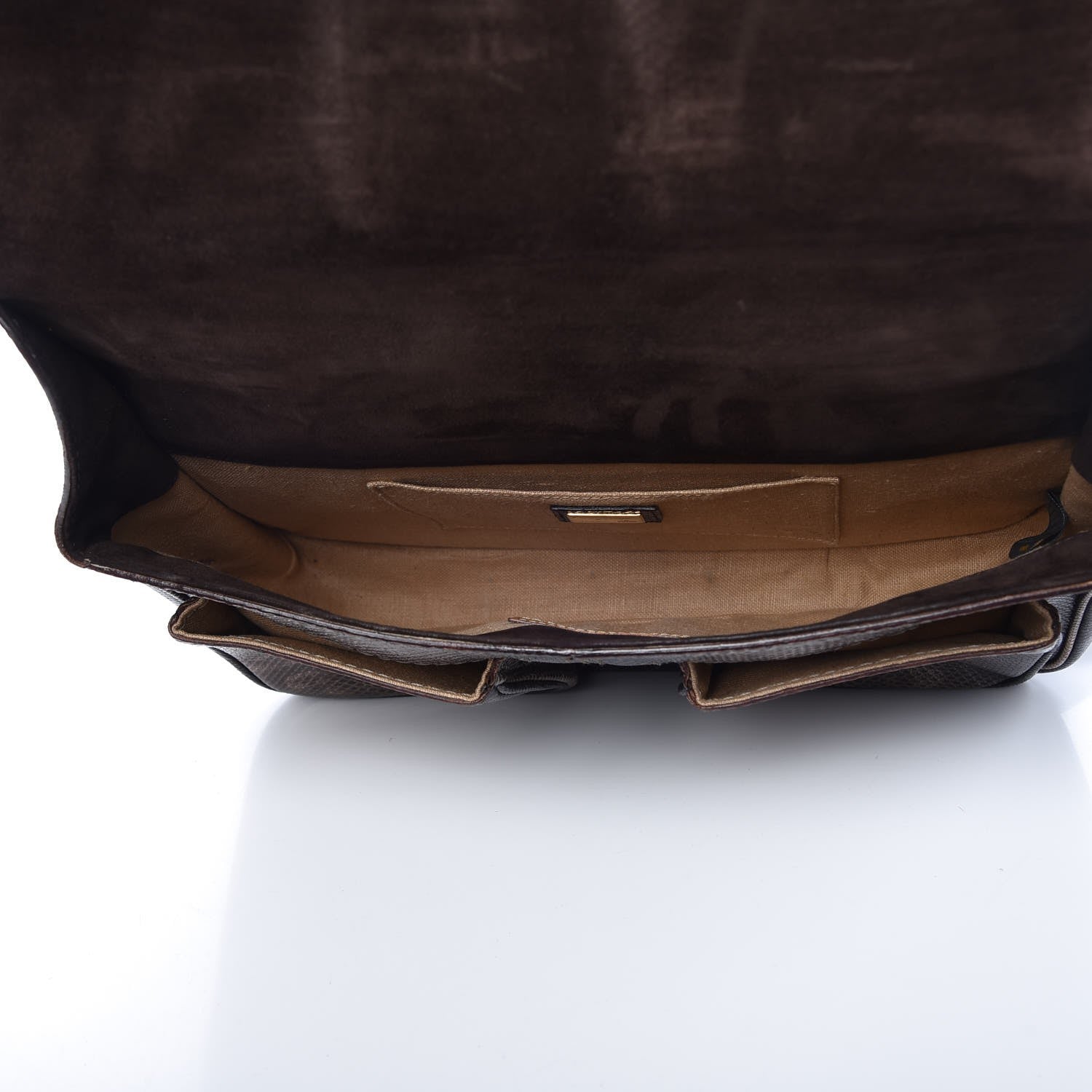 Fendi Python Secret Code Satchel Brown 6 of 10