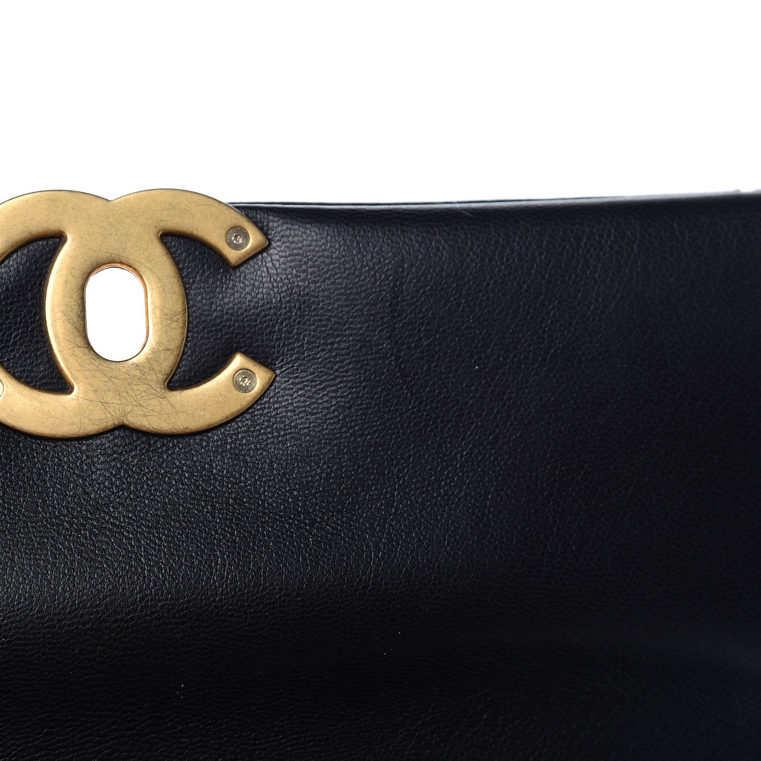 Chanel Lambskin Quilted Large 19 Flap Black 12 of 12