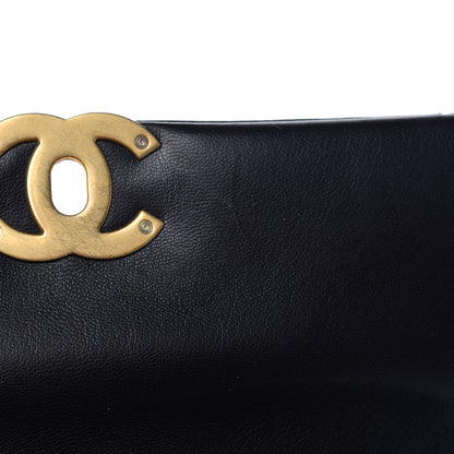 Chanel Lambskin Quilted Large 19 Flap Black 12 of 12