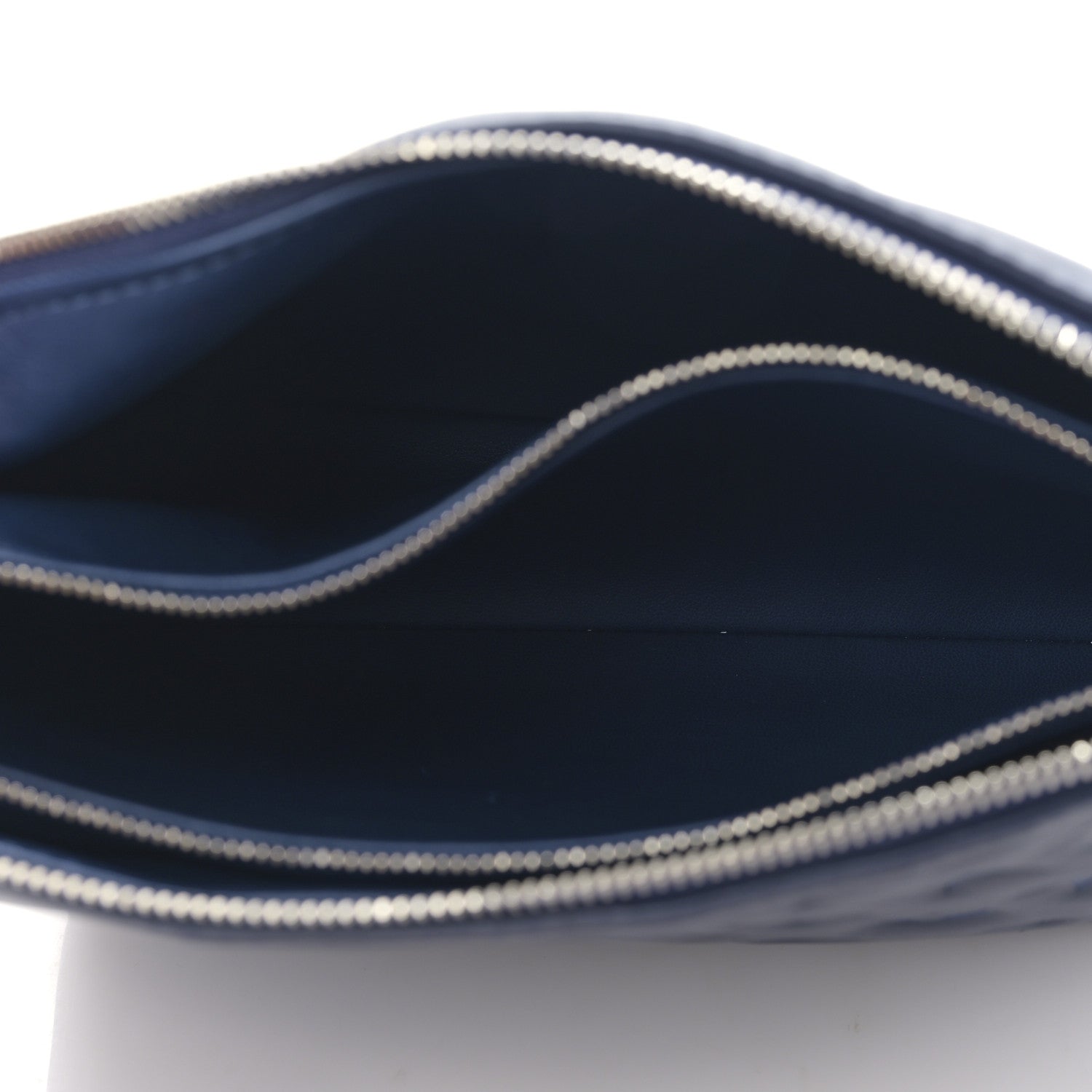 Louis Vuitton Lambskin Embossed Monogram Coussin PM Navy 5 of 8