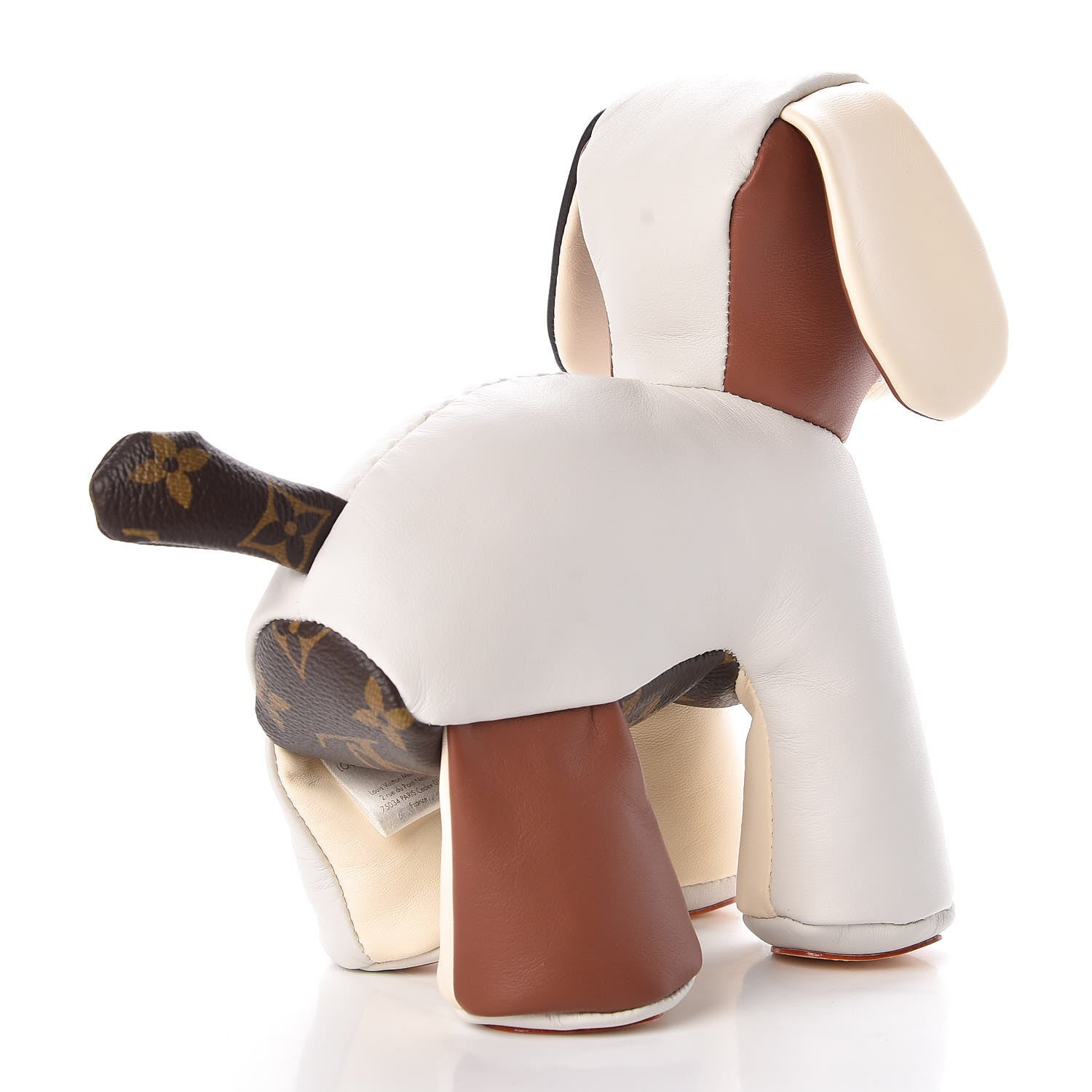 Louis Vuitton Calfskin Monogram Doudou Oscar Dog Beige 3 of 6