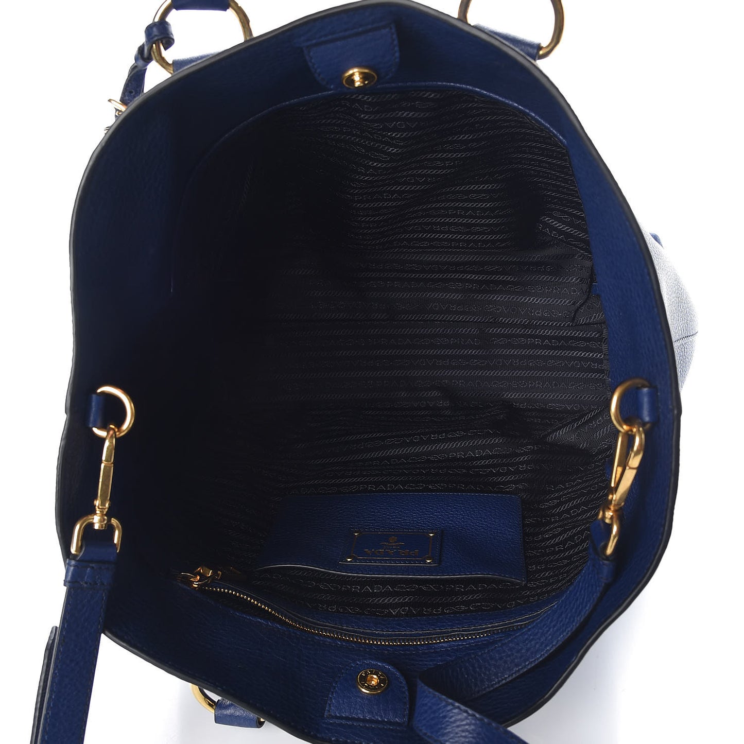 Vitello Daino Shopping Tote Inchiostro