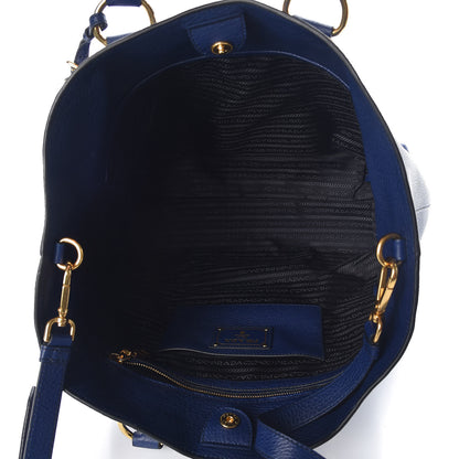 Prada Vitello Daino Shopping Tote Inchiostro 5 of 7