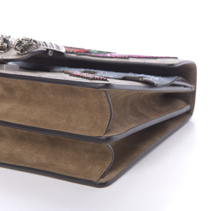 Gucci GG Supreme Monogram Lightning Embroidered Medium Dionysus Shoulder Bag Beige 10 of 10