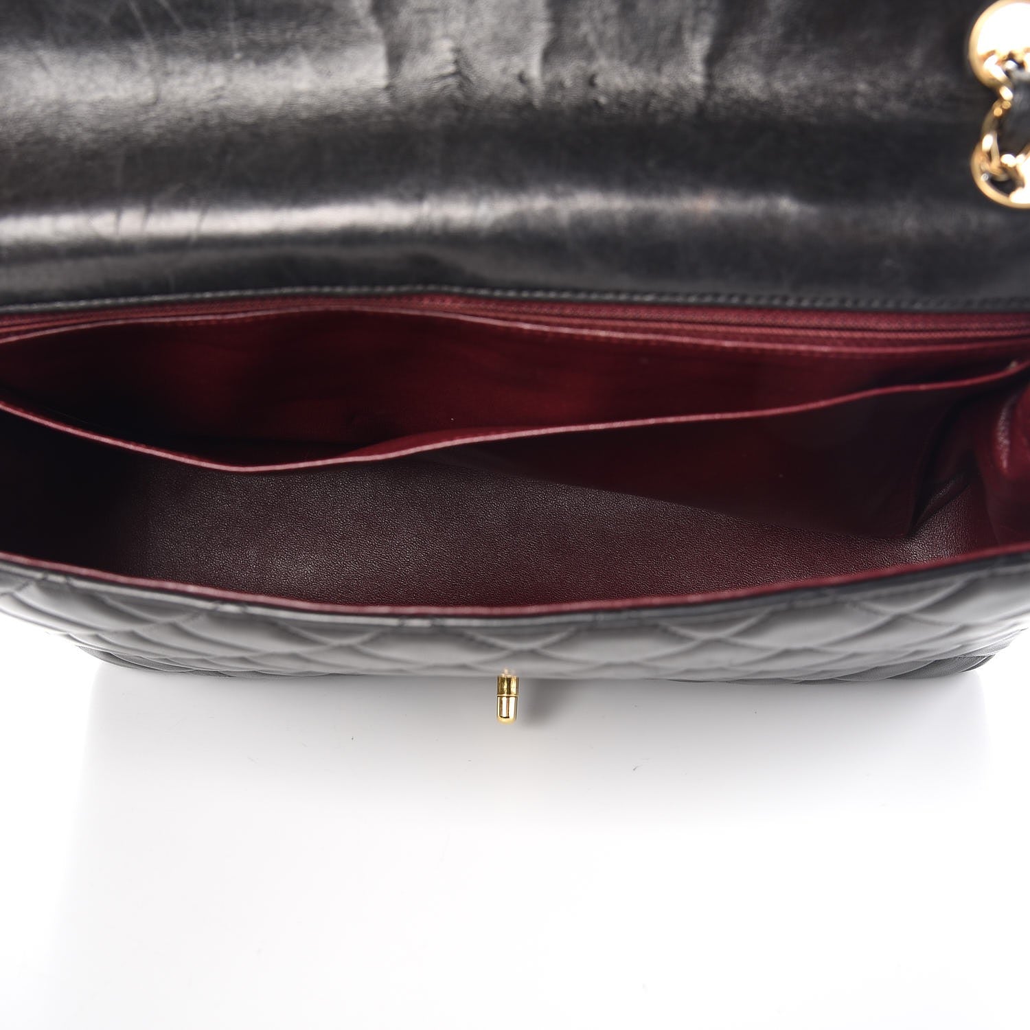 Chanel Lambskin Quilted Maxi Single Flap Black 5 of 11