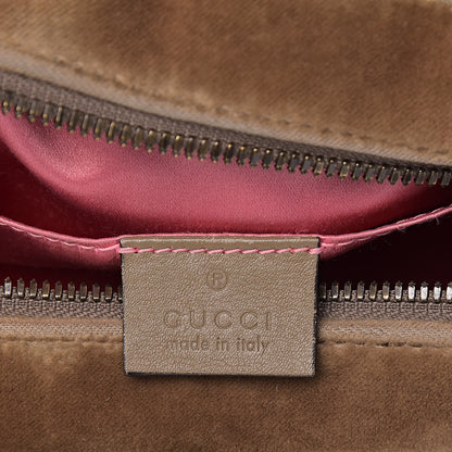 Gucci Velvet Matelasse Small GG Marmont Chain Shoulder Bag Taupe 6 of 11