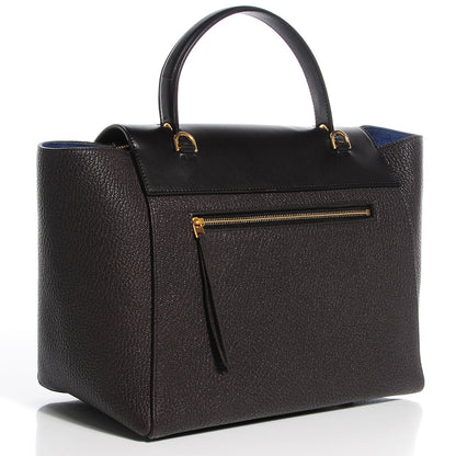 Celine Goatskin Smooth Calfskin Mini Belt Bag Dark Taupe 3 of 9