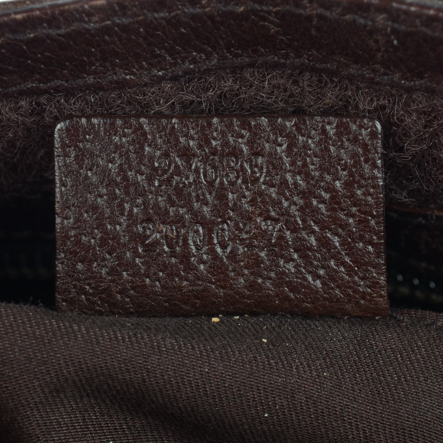 Monogram Flat Messenger Bag Dark Brown