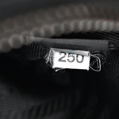 Prada Re-Nylon Saffiano Pocket Zippered Shoulder Bag Black 8 of 11