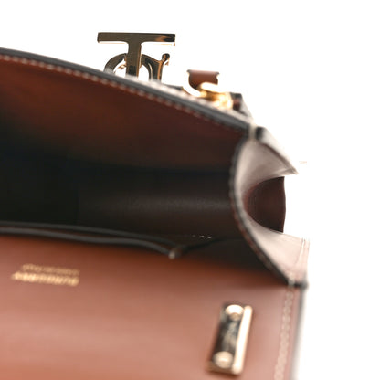 Burberry Velvet TB Mini Robin Crossbody Brown Black 5 of 8