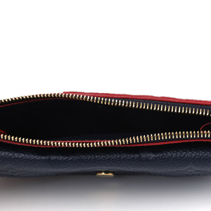 Louis Vuitton Empreinte Recto Verso Card Holder Marine Rouge 4 of 4