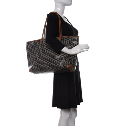 Goyard Goyardine Artois MM Black Gold 2 of 10