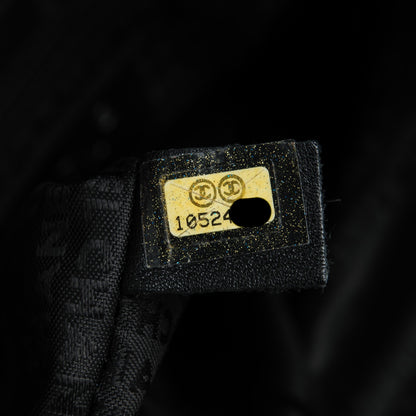 Chanel Lambskin Square Stitched Tote Black 7 of 9