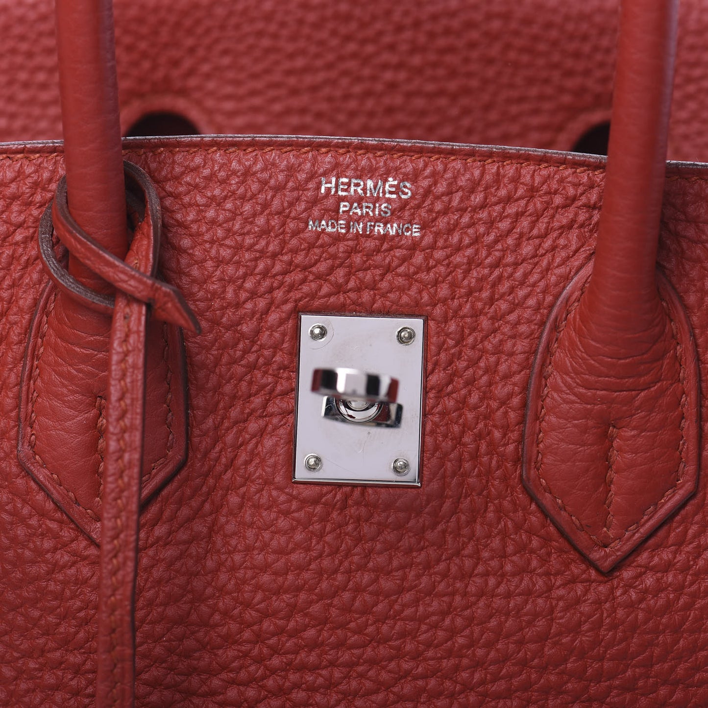 Togo Birkin 25 Rouge Garance