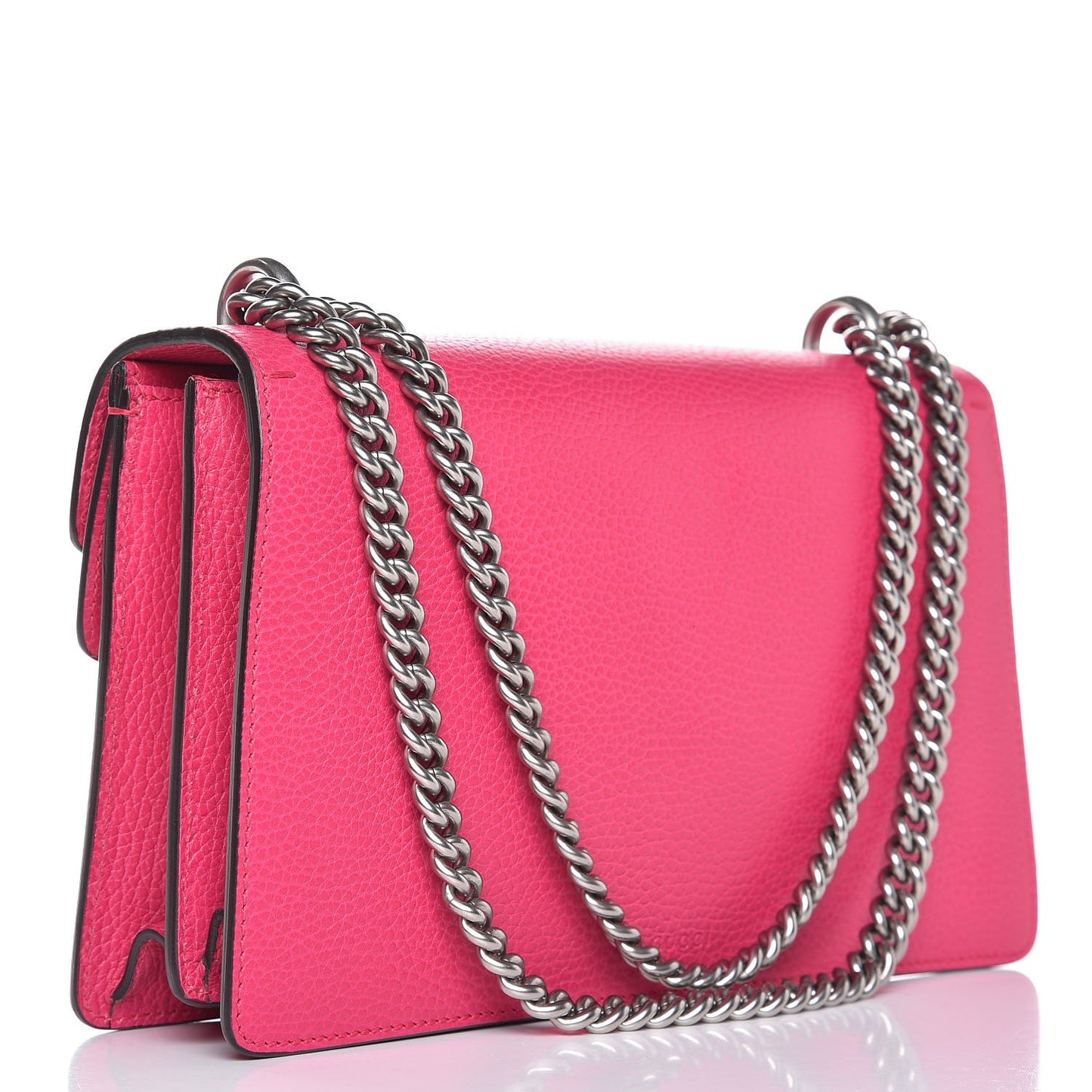 Dollar Calfskin Small Dionysus Shoulder Bag Box Pink