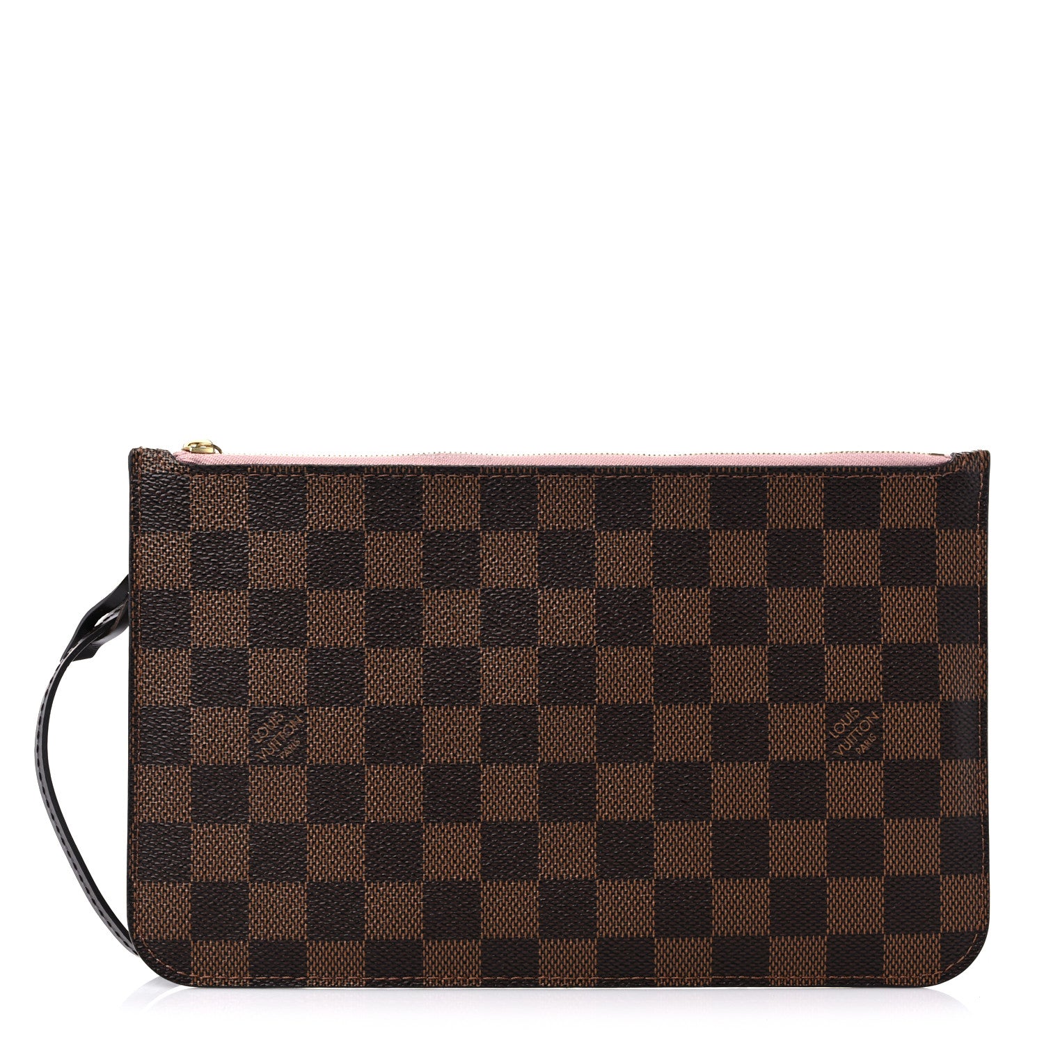 Louis Vuitton Damier Ebene Neverfull MM GM Pochette Rose Ballerine 1 of 10