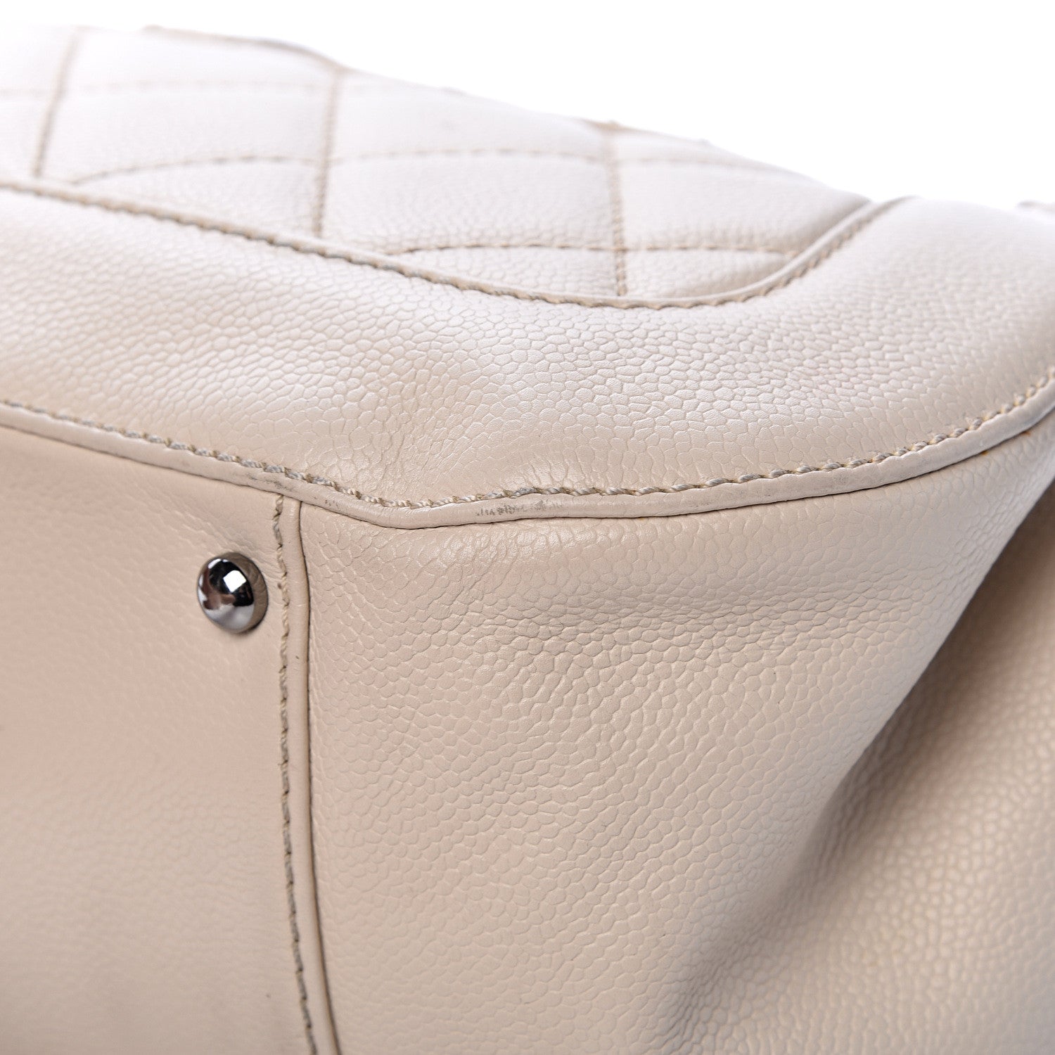 Chanel Caviar Quilted Mademoiselle Flap Bag Light Beige 10 of 21