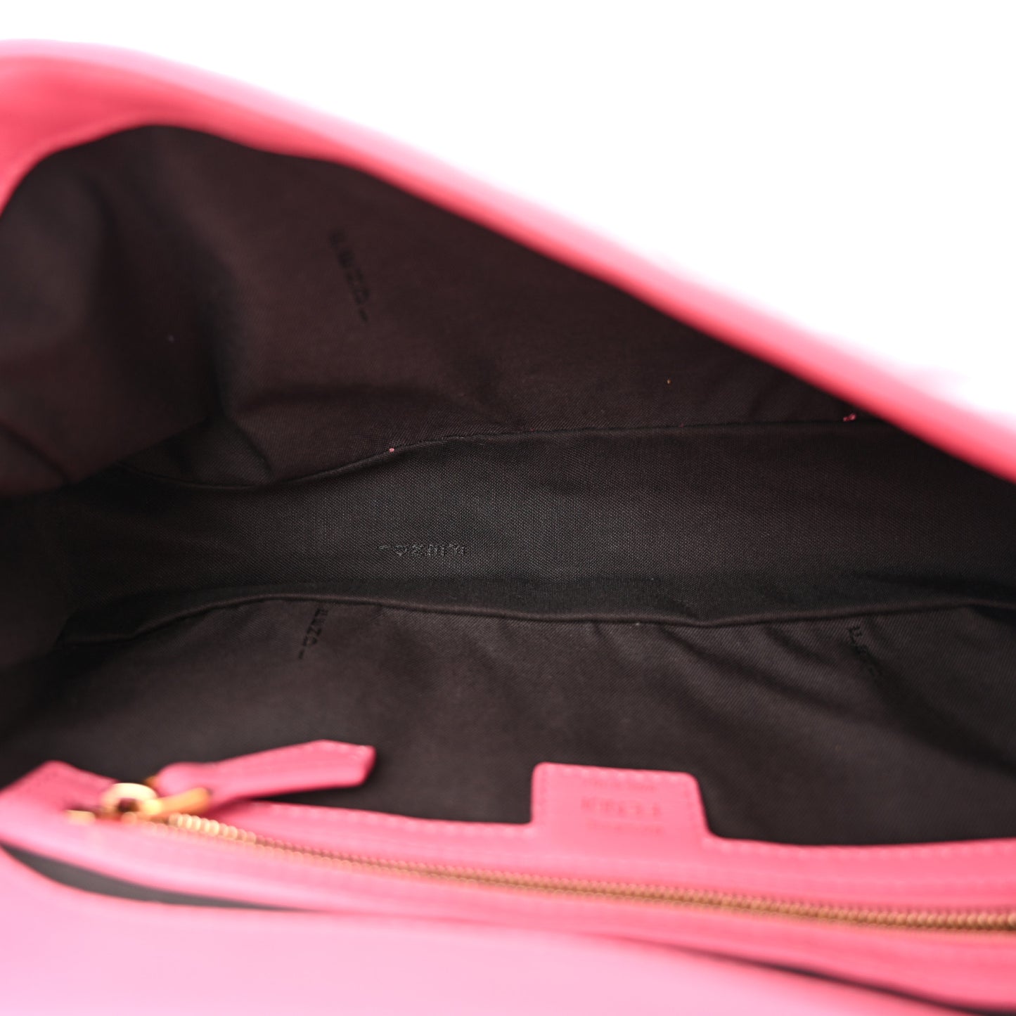 Nappa FF 1974 Embossed Baguette Rosa Fluo