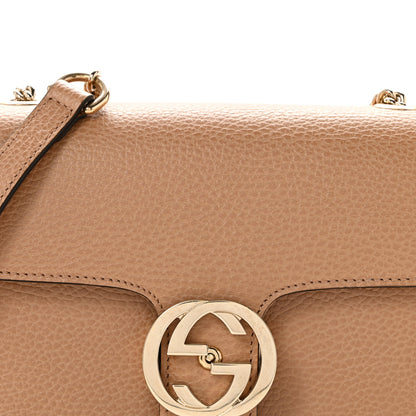 Gucci Dollar Calfskin Small Interlocking G Shoulder Bag Camelia 8 of 12