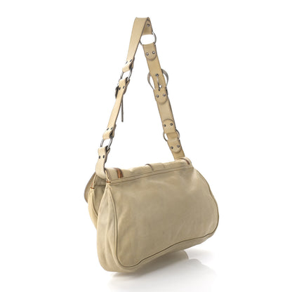 Christian Dior Calfskin Medium Gaucho Double Saddle Bag Ivory 2 of 14