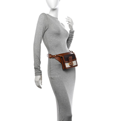 Louis Vuitton Taurillon Dauphine Bumbag Blackberry Snow 2 of 11