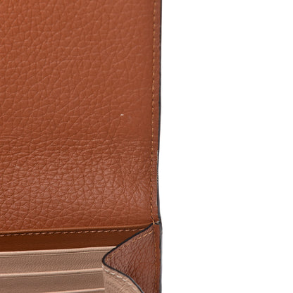 Chloe Calfskin Alphabet Long Wallet Brown 11 of 12