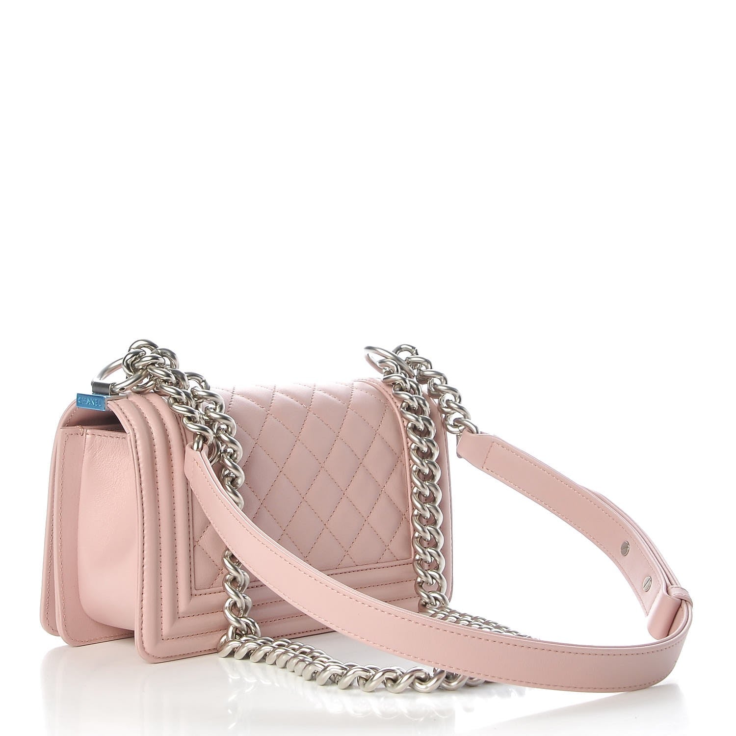 Chanel Calfskin Quilted Small Boy Flap Light Pink 3 of 8