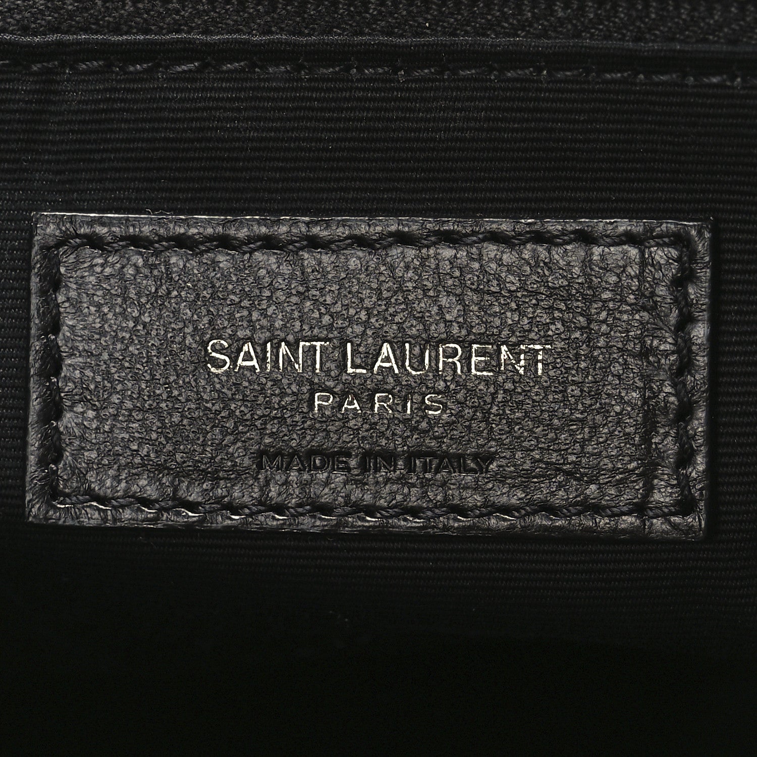 Saint Laurent Crinkled Calfskin Matelasse Monogram Medium Niki Shopper Tote Black 6 of 11