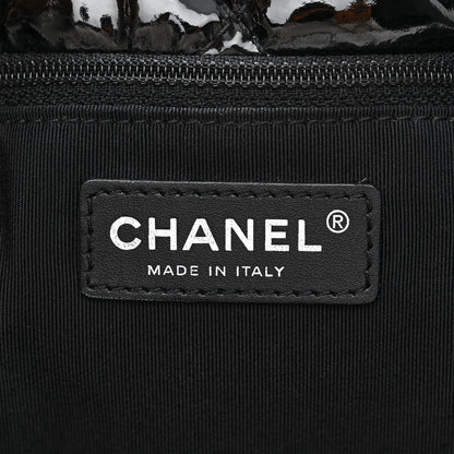 Chanel Patent Quilted Chic and Glitter Large Tote Black 6 of 10