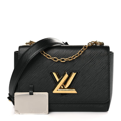 Louis Vuitton Epi Twist Shoulder Bag MM Black 1 of 10