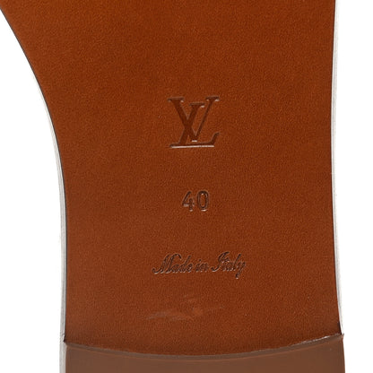 Louis Vuitton Monogram Lock It Flat Mules 40 Brown 7 of 12