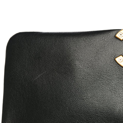 Chanel Shiny Goatskin Quilted Medium Chanel 19 Flap Black 15 of 19